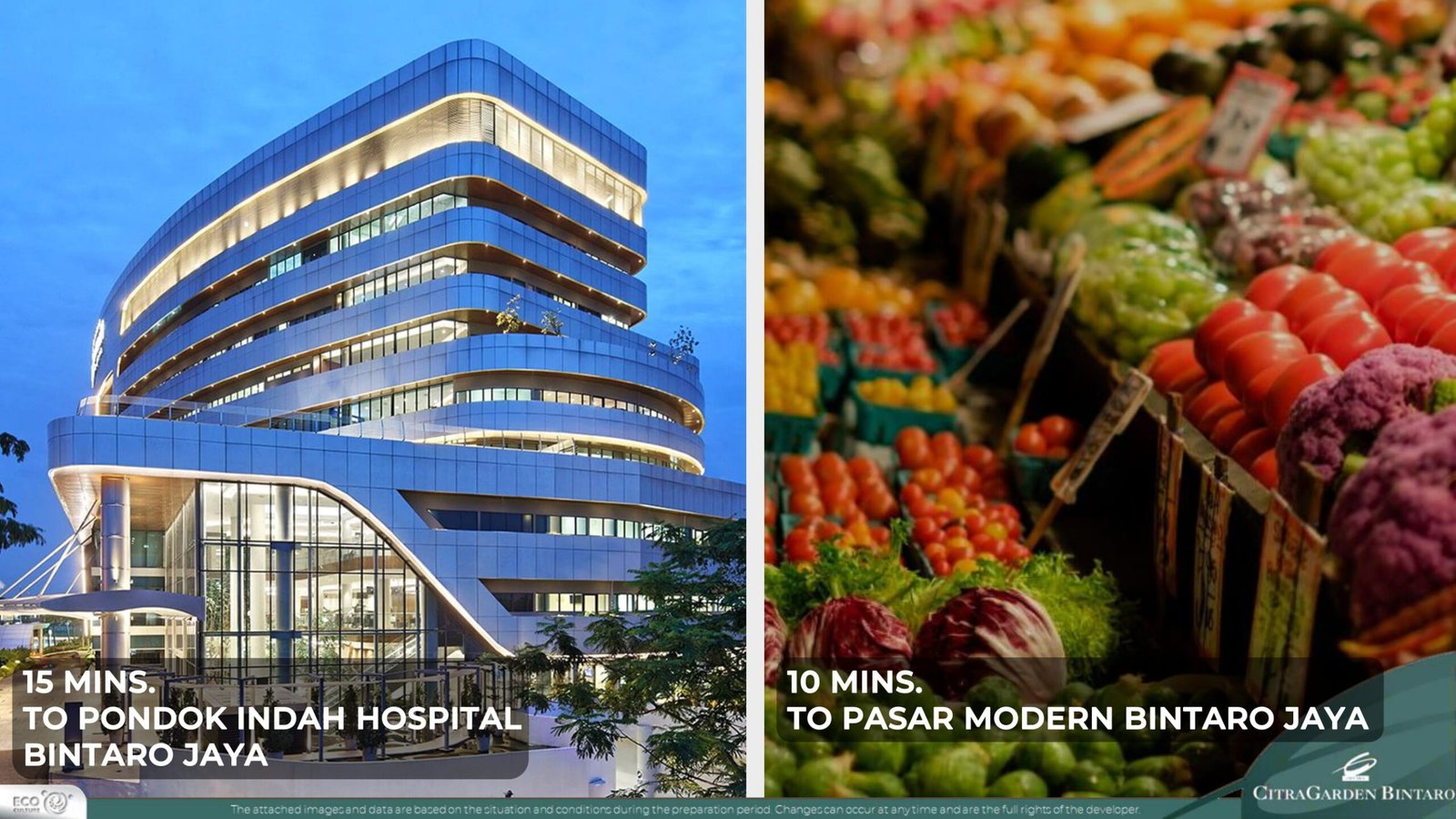 rumahsakit dan Modern Market Bintaro